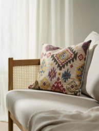 John Lewis Kelim Ikat Cushion, Multi - thumbnail 2