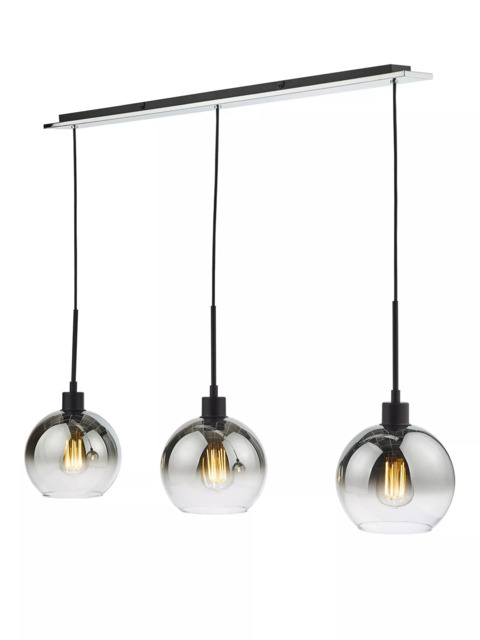 Där Lycia 3 Arm Mirror Bar Ceiling Light - image 1