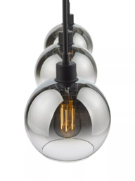 Där Lycia 3 Arm Mirror Bar Ceiling Light - thumbnail 6