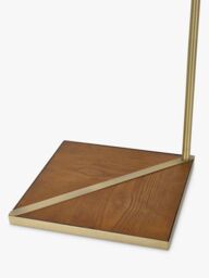 John Lewis + Swoon Mendel Floor Lamp, Brass - thumbnail 4