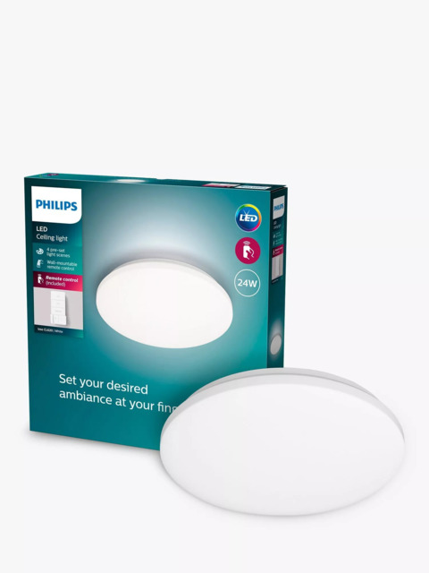 Philips Izso CL620 LED All-in-One Ceiling Light, White - image 1