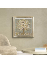 John Lewis Sara Otter 'Golden Glow' Framed Print, 70 x 70cm, Blue/Green - thumbnail 2