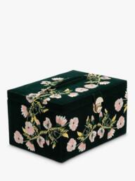 WOLF Zoe Velvet Jewellery Box, Medium - thumbnail 2