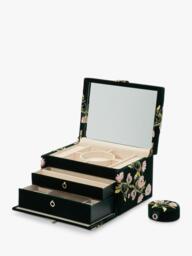 WOLF Zoe Velvet Jewellery Box, Medium - thumbnail 4