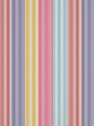 Harlequin Funfair Stripe Made to Measure Curtains or Roman Blind, Grape/Cherry