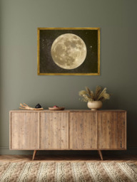 Brookpace Lascelles 'Night Skies 1' Framed Print & Mount, 81 x 106cm, Black - thumbnail 3