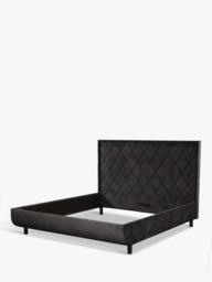 TEMPUR® Arc™ Static Disc Quilted Upholstered Bed Frame, Super King Size - thumbnail 1