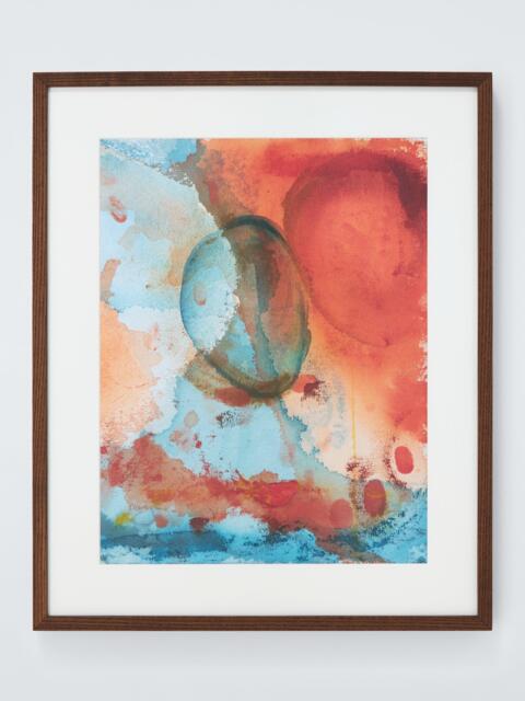 John Lewis Susan McDonald 'Seduction II' Framed Print & Mount, 62.5 x 51cm, Blue/Red - image 1