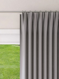 John Lewis Textured Weave Ultra Thermal Lined Pencil Pleat Door Curtain - thumbnail 3