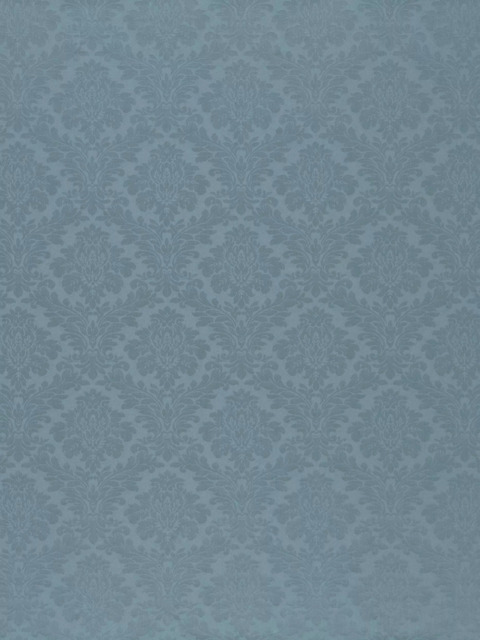 Sanderson Lymington Damask Made to Measure Curtains or Roman Blind, Mid Blue - image 1