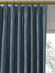 Sanderson Lymington Damask Made to Measure Curtains or Roman Blind, Mid Blue - thumbnail 2