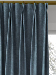 Sanderson Lymington Damask Made to Measure Curtains or Roman Blind, Mid Blue - thumbnail 4