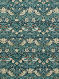 William Morris At Home Sunflower Made to Measure Curtains or Roman Blind, Madder