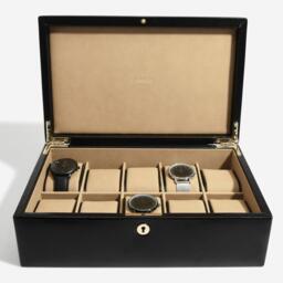 Dulwich Designs Windsor Leather 10 Piece Watch Box - thumbnail 2