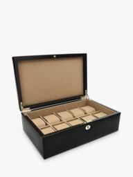 Dulwich Designs Windsor Leather 10 Piece Watch Box - thumbnail 4