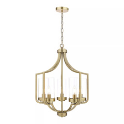 Laura Ashley Joseph Chandelier Ceiling Light, 5 Arm - thumbnail 2