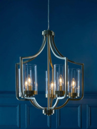 Laura Ashley Joseph Chandelier Ceiling Light, 5 Arm - thumbnail 4