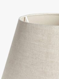 John Lewis Sophia Pure Linen Candle Lampshade - thumbnail 4