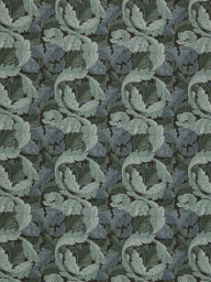 William Morris At Home Acanthus Velvet Made to Measure Curtains or Roman Blind, Flint