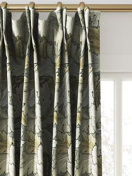 William Morris At Home Acanthus Velvet Made to Measure Curtains or Roman Blind, Flint - thumbnail 4