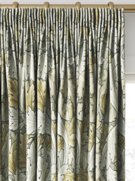 William Morris At Home Acanthus Velvet Made to Measure Curtains or Roman Blind, Flint - thumbnail 2