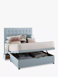 Silentnight 2 Drawer Continental Half Ottoman Divan Base Storage Bed, King Size - thumbnail 4
