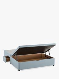 Silentnight 2 Drawer Continental Half Ottoman Divan Base Storage Bed, King Size - thumbnail 5