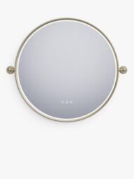 John Lewis Haworth Touch Control Illuminated Circular Bathroom Mirror - thumbnail 3
