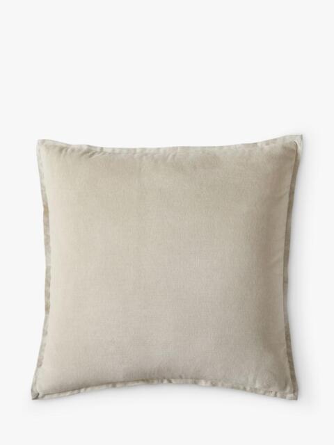 West Elm Classic Cotton Velvet Cushion Cover, Sand - image 1