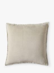 West Elm Classic Cotton Velvet Cushion Cover, Sand - thumbnail 1