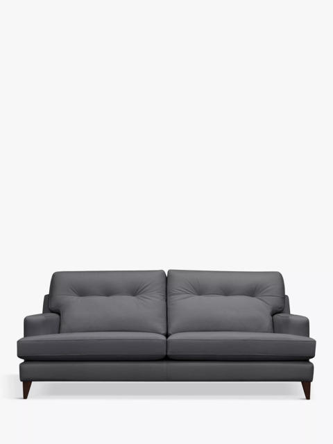 G Plan Vintage Seventy Two Large 4 Leather Seater Sofa, Dark Leg - image 1