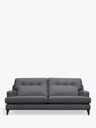G Plan Vintage Seventy Two Large 4 Leather Seater Sofa, Dark Leg