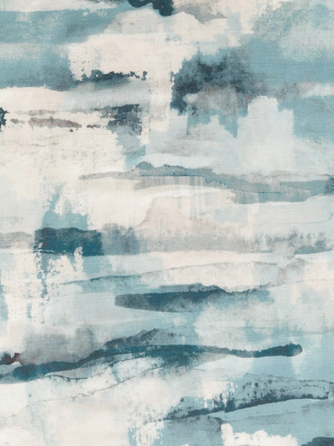 John Lewis Shiomi Made to Measure Curtains or Roman Blind, Teal - image 1
