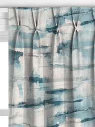 John Lewis Shiomi Made to Measure Curtains or Roman Blind, Teal - thumbnail 4