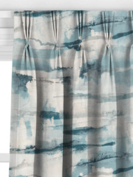 John Lewis Shiomi Made to Measure Curtains or Roman Blind, Teal - thumbnail 6
