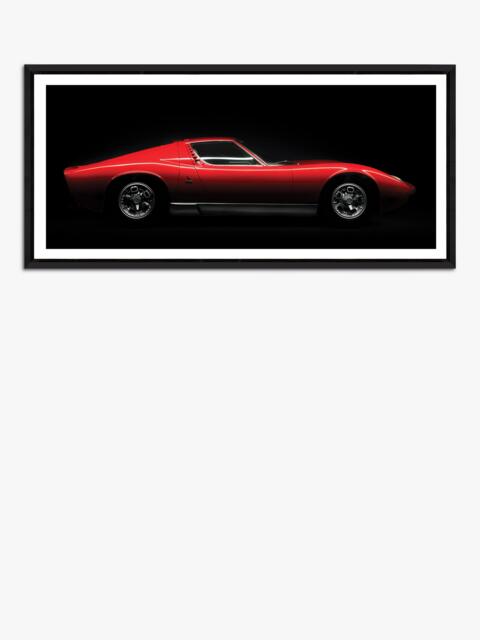 Brookpace Lascelles Lamborghini Miura Bertone Framed Photographic Print, 51 x 101.5cm, Red/Black - image 1