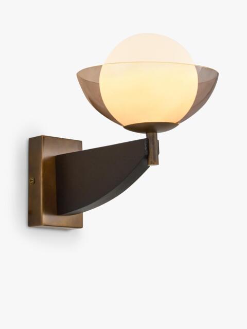 MADE Layla Glass Orb Wall Light, Black - image 1