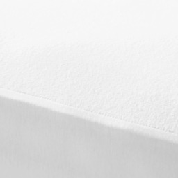 John Lewis Waterproof Terry Towelling Mattress Protector, White - thumbnail 2