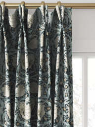 William Morris At Home Pimpernel Velvet Made to Measure Curtains or Roman Blind, Indigo - thumbnail 4