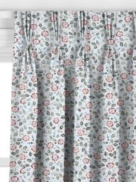 John Lewis Marlow Cotton Made to Measure Curtains or Roman Blind, Avocado Multi - thumbnail 6