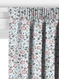 John Lewis Marlow Cotton Made to Measure Curtains or Roman Blind, Avocado Multi - thumbnail 3