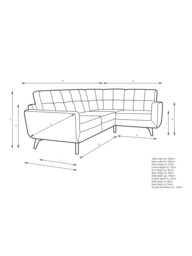 John Lewis Barbican RHF Chaise Leather Corner Sofa, Dark Leg - thumbnail 2