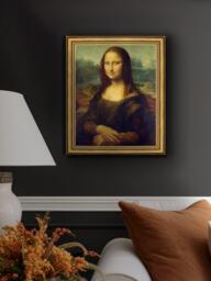 Brookpace Lascelles Leonardo Da Vinci 'Mona Lisa' Framed Print, 34 x 29cm - thumbnail 2