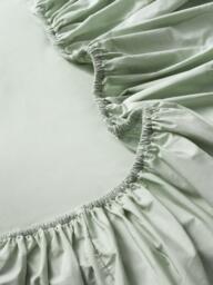 John Lewis Egyptian Cotton Percale Easy Care 260 Thread Count Fitted Sheet - thumbnail 3