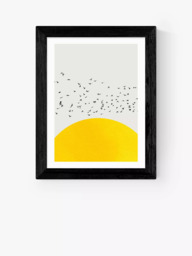 EAST END PRINTS Kubistika 'A Thousand Birds' Framed Print - thumbnail 1