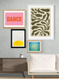 EAST END PRINTS Kubistika 'A Thousand Birds' Framed Print - thumbnail 2