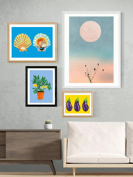 EAST END PRINTS Sifa Mustafa 'When Life Gives You Lemons' Framed Print - thumbnail 2