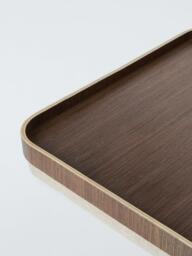 John Lewis Cushioned Lap Tray, Walnut Veneer - thumbnail 2
