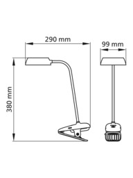 Philips Donutclip Table Lamp - thumbnail 3