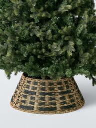 John Lewis Seagrass Christmas Tree Skirt, Natural - thumbnail 1
